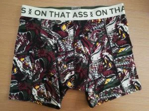 مردوں کے فعالی چھپائی زیر جامہ کپاس